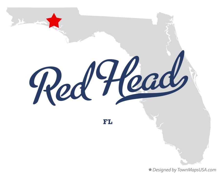 Map of Red Head Florida FL