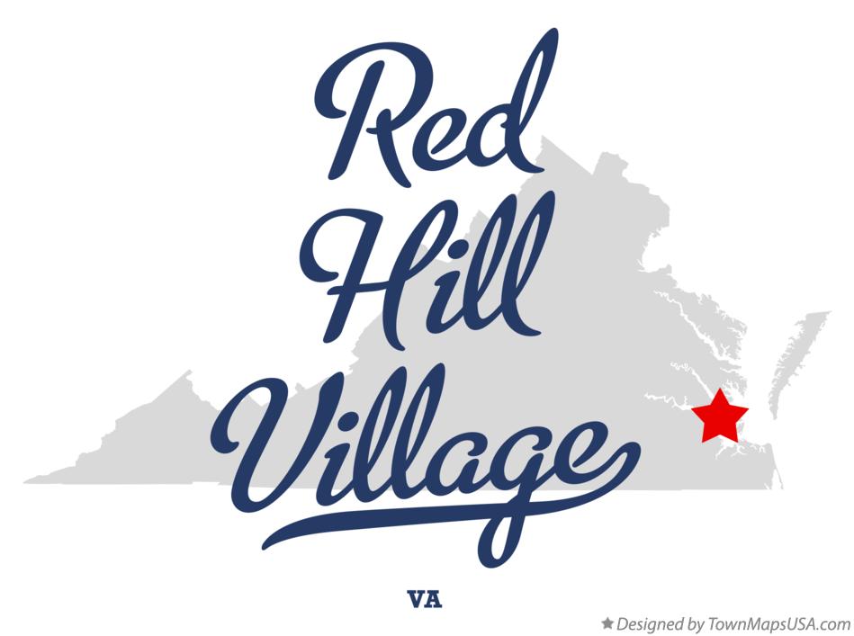 Map of Red Hill Village Virginia VA
