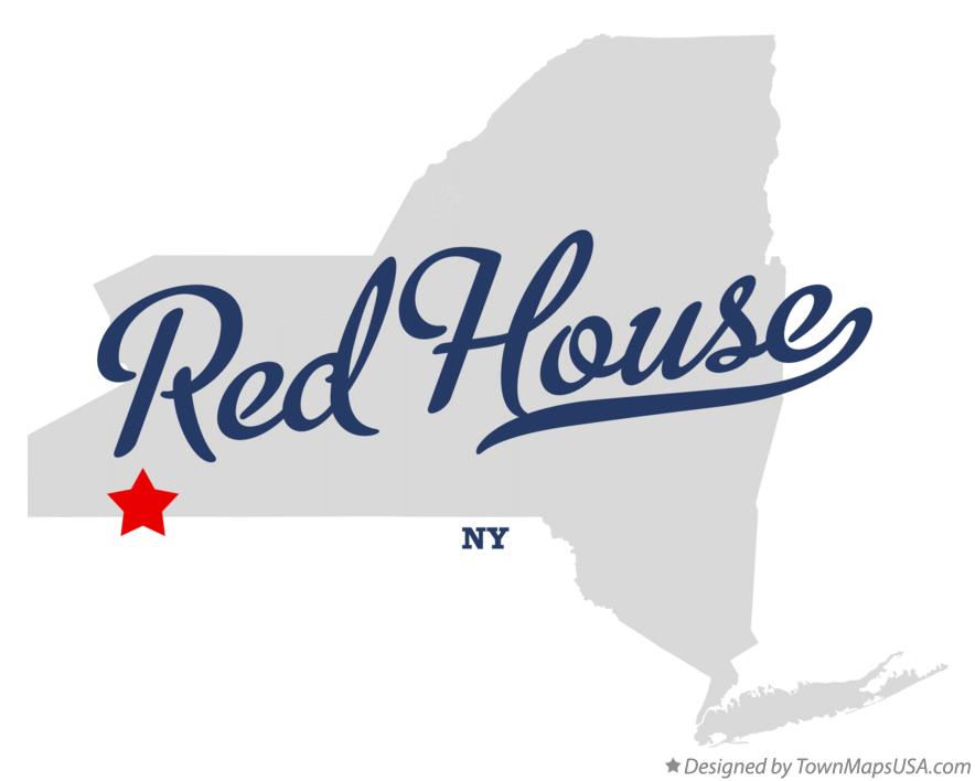 Map of Red House New York NY