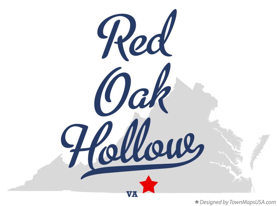 Map of Red Oak Hollow Virginia VA