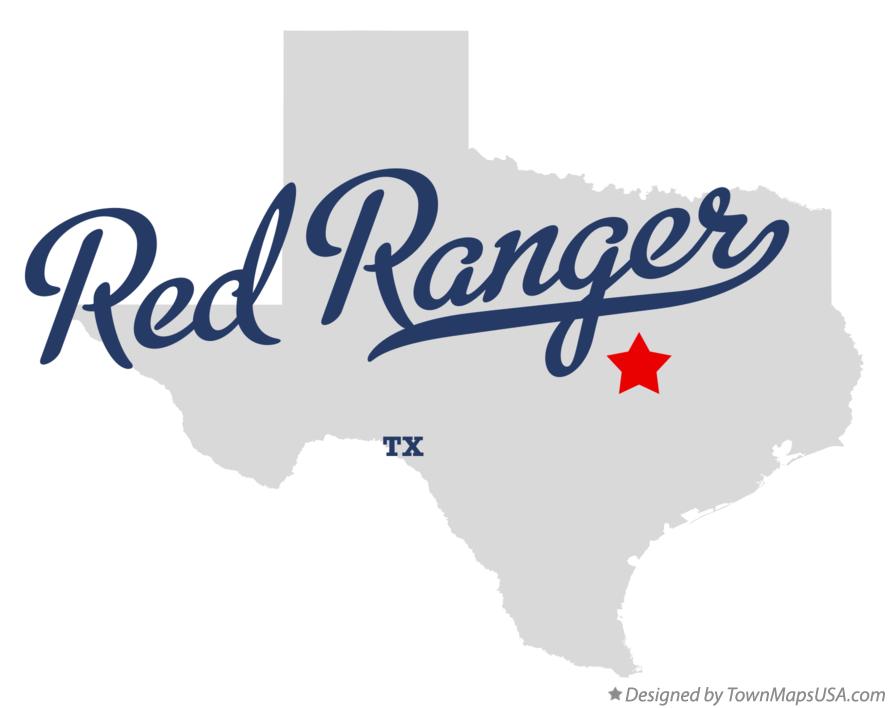 Map of Red Ranger Texas TX
