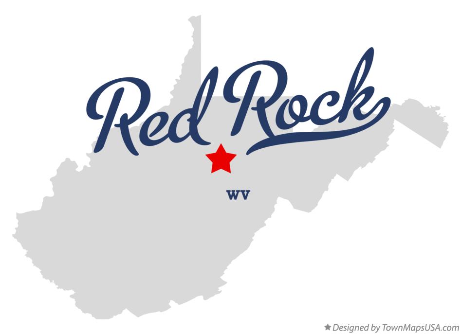 Map of Red Rock West Virginia WV