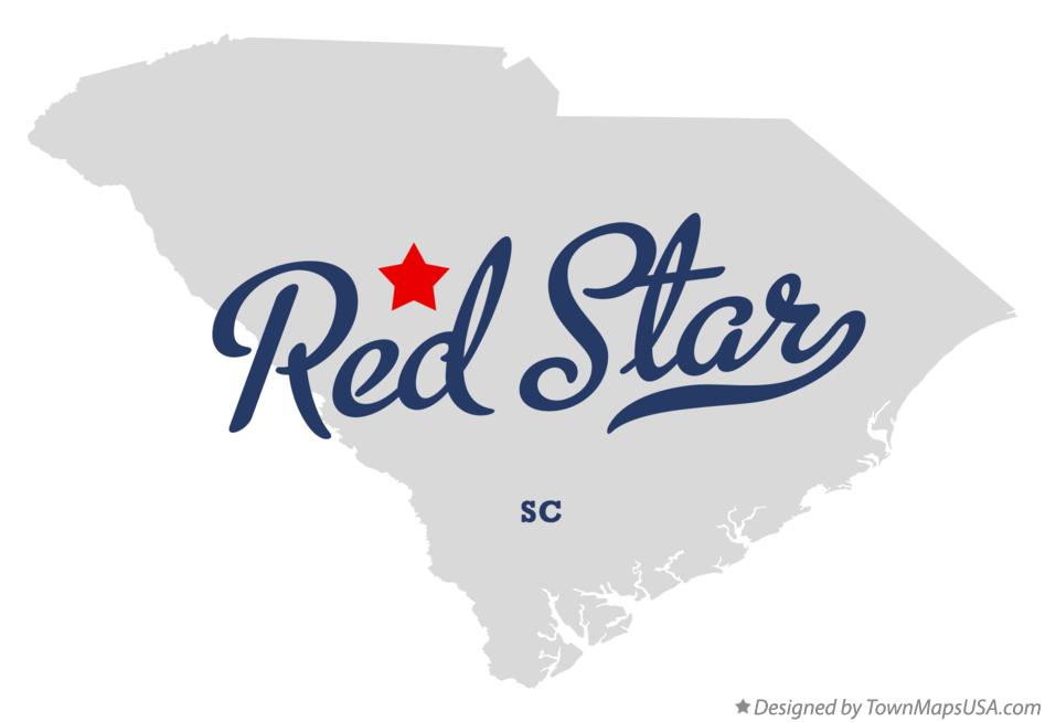 Map of Red Star South Carolina SC