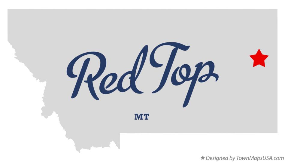 Map of Red Top Montana MT