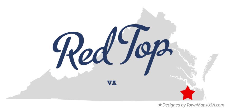 Map of Red Top Virginia VA