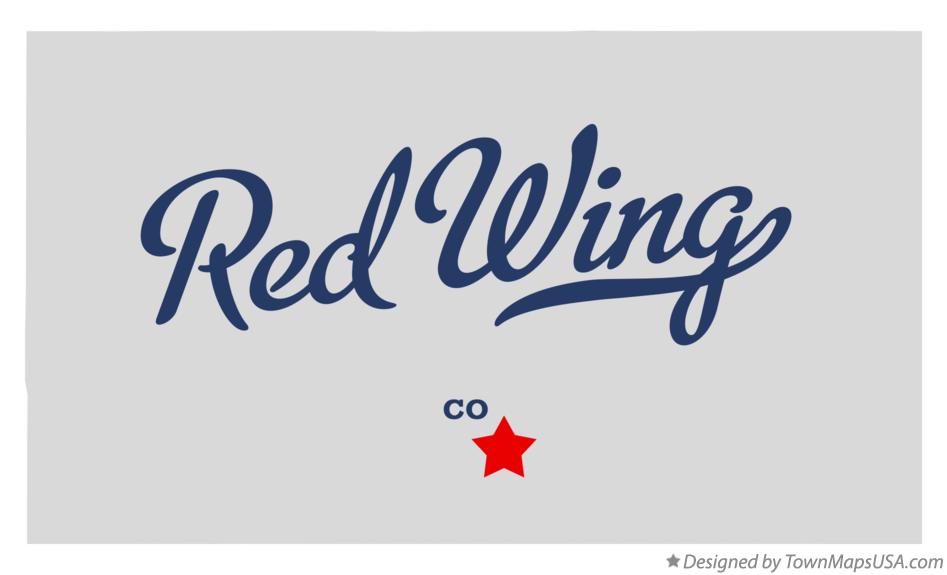 Map of Red Wing Colorado CO