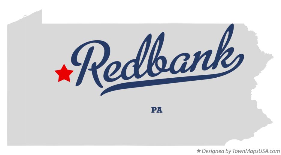 Map of Redbank Pennsylvania PA