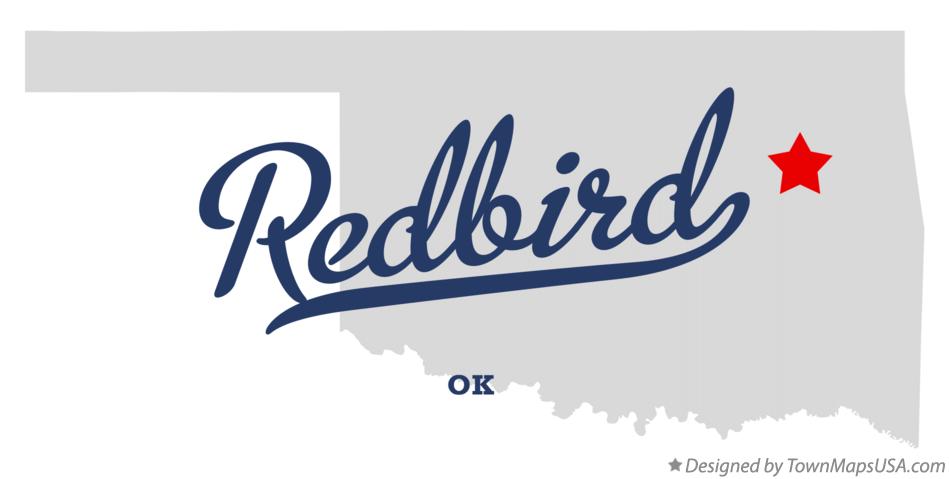 Map of Redbird Oklahoma OK