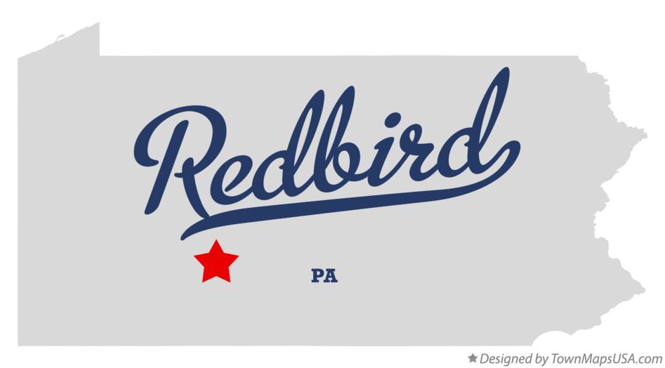 Map of Redbird Pennsylvania PA