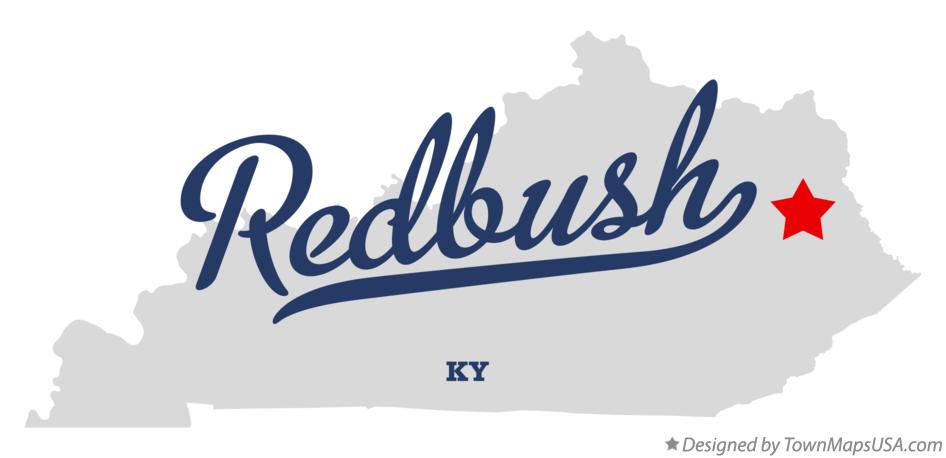 Map of Redbush Kentucky KY