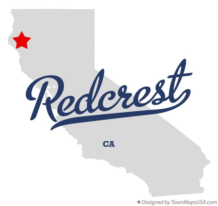 Map of Redcrest California CA