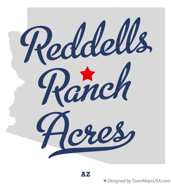 Map of Reddells Ranch Acres Arizona AZ