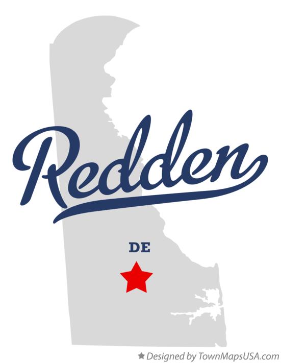 Map of Redden Delaware DE