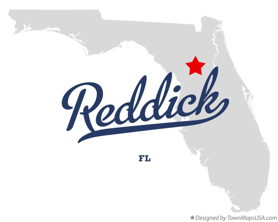 Map of Reddick Florida FL