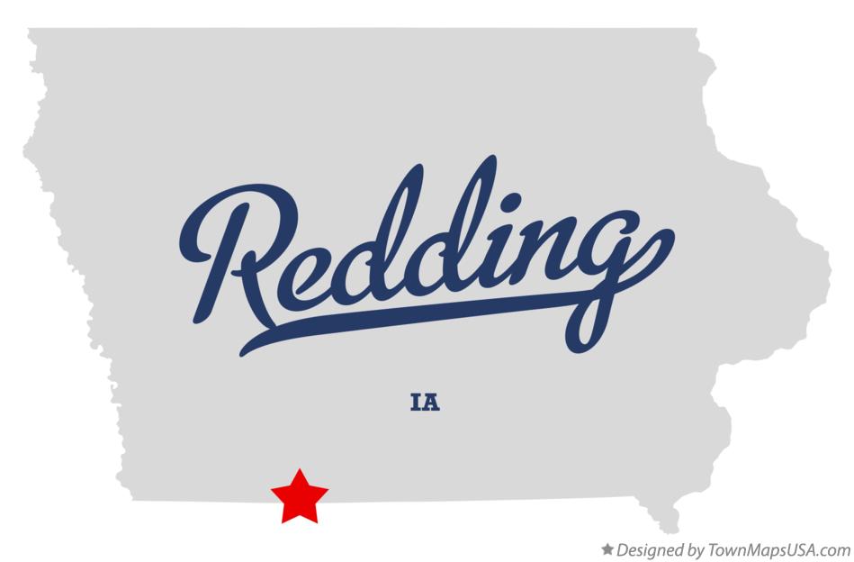 Map of Redding Iowa IA