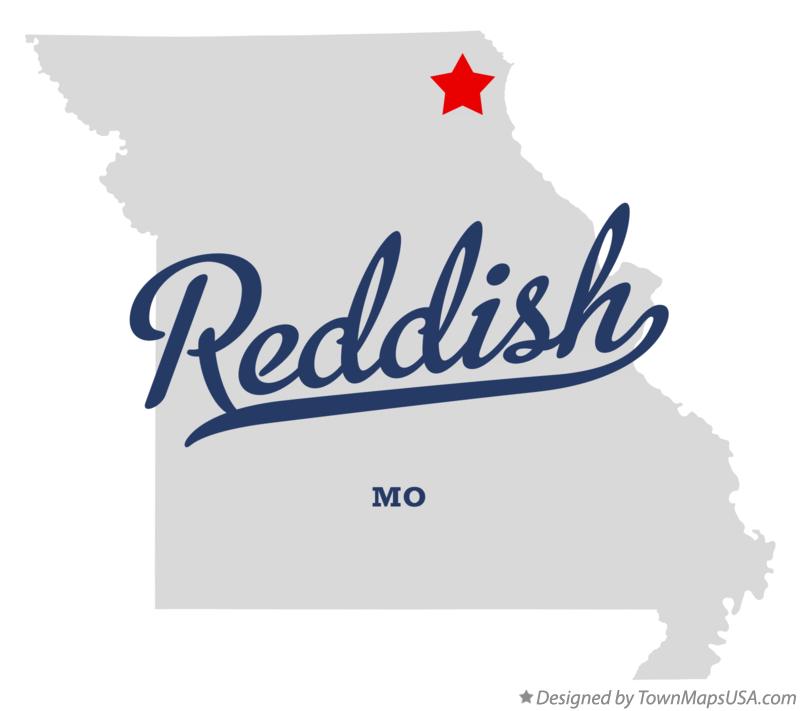 Map of Reddish Missouri MO