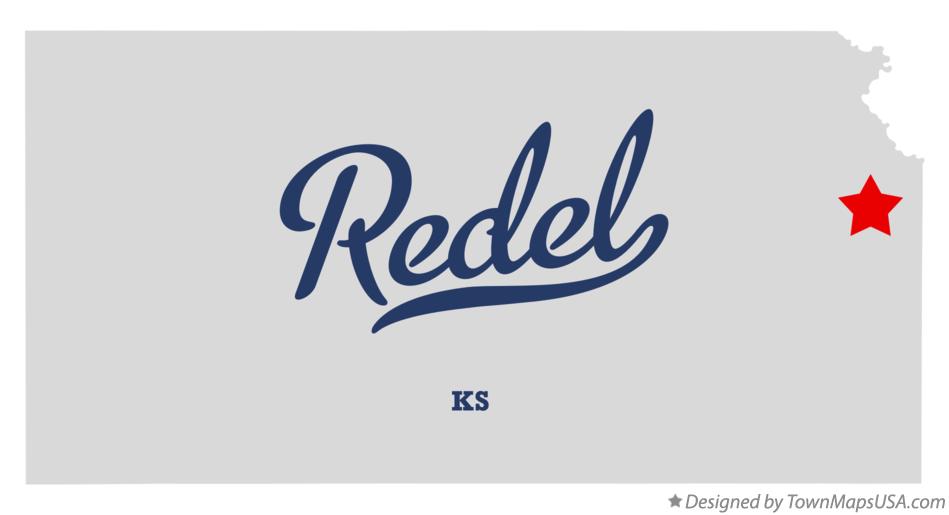 Map of Redel Kansas KS