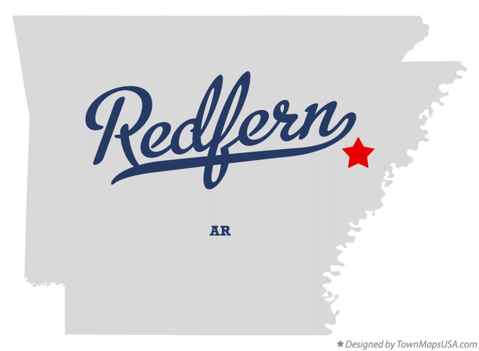 Map of Redfern Arkansas AR