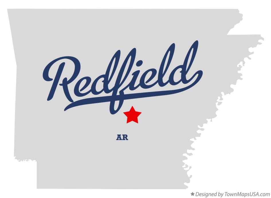 Map of Redfield Arkansas AR