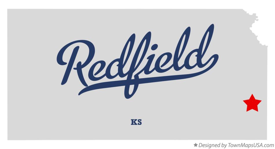 Map of Redfield Kansas KS