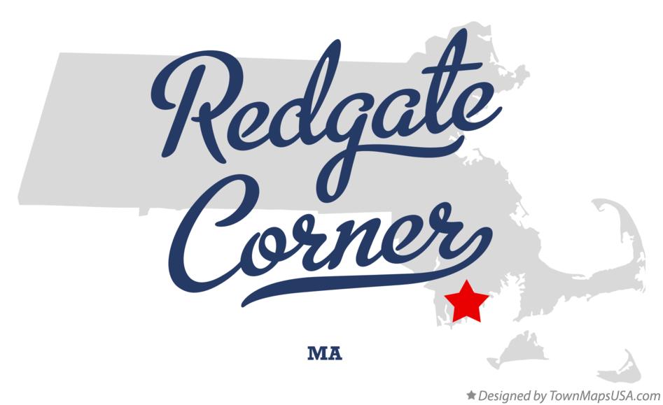 Map of Redgate Corner Massachusetts MA