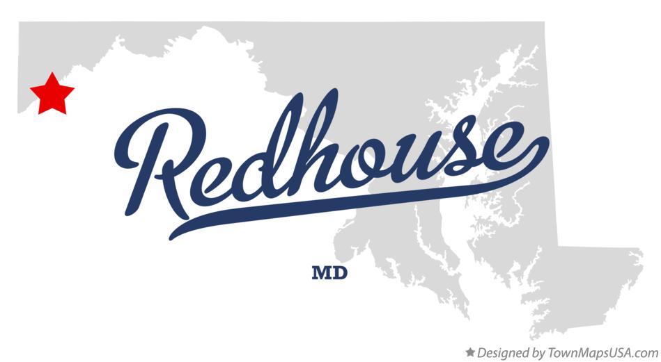 Map of Redhouse Maryland MD