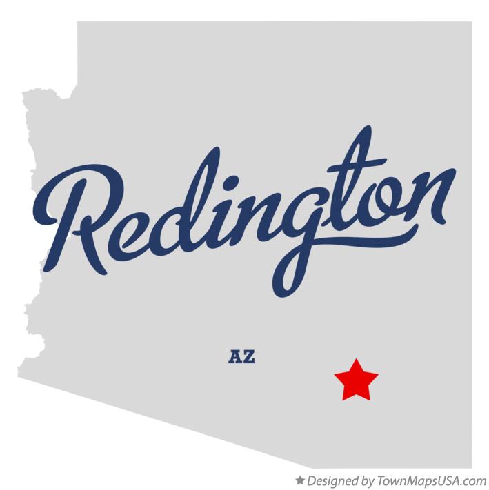 Map of Redington Arizona AZ