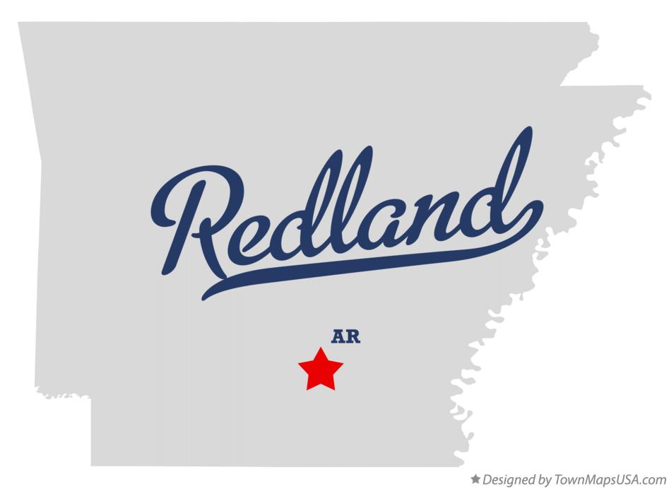 Map of Redland Arkansas AR