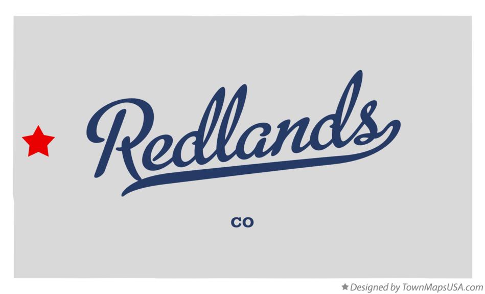 Map of Redlands Colorado CO