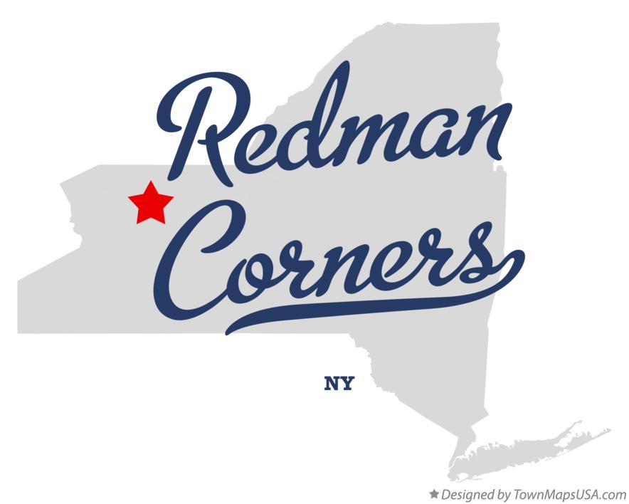 Map of Redman Corners New York NY