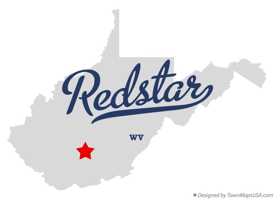 Map of Redstar West Virginia WV