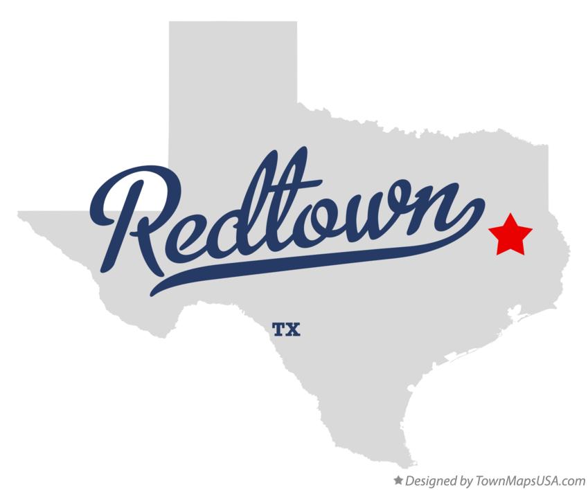 Map of Redtown Texas TX