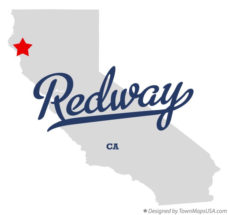 Map of Redway California CA