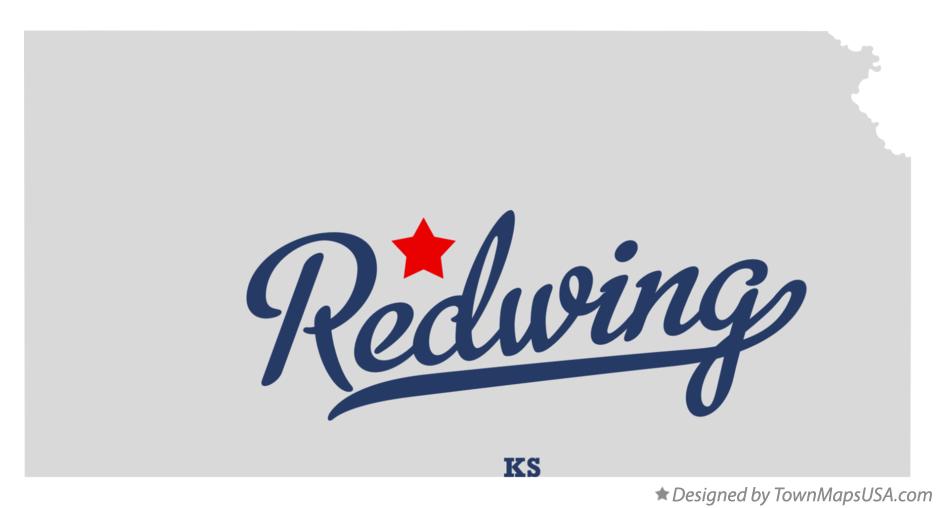 Map of Redwing Kansas KS