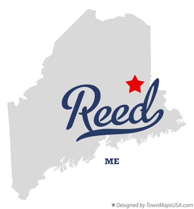 Map of Reed Maine ME