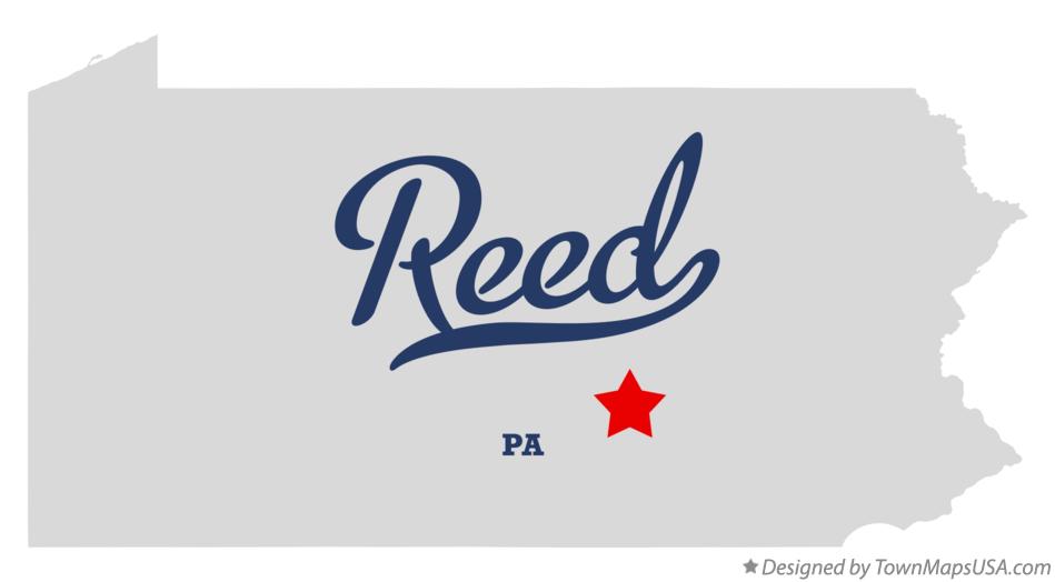 Map of Reed Pennsylvania PA