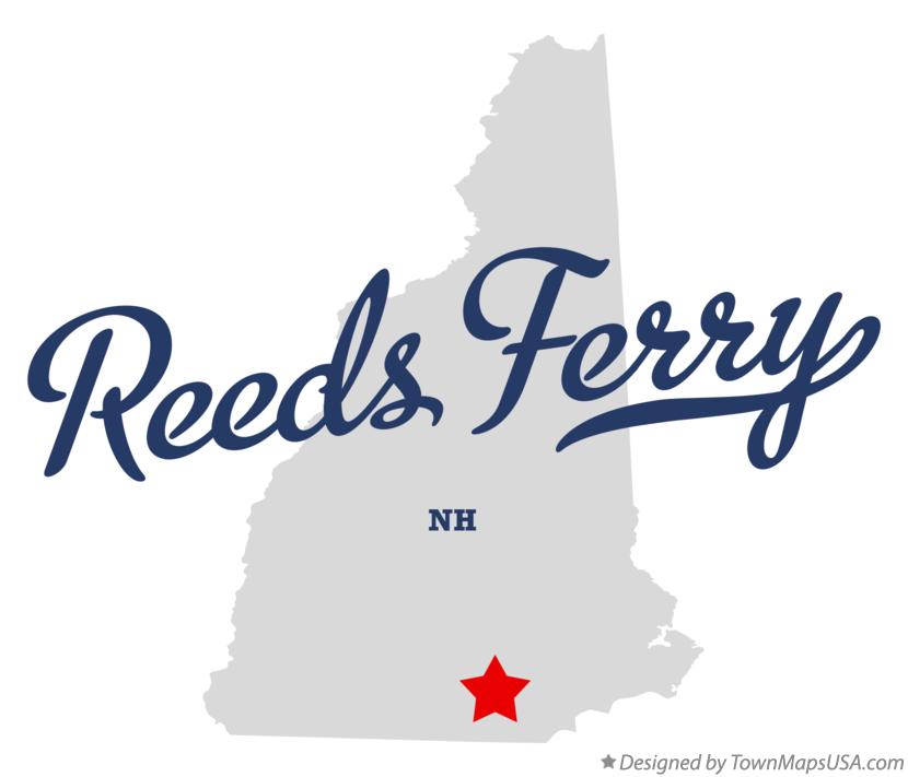 Map of Reeds Ferry New Hampshire NH