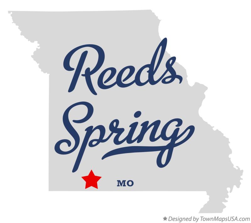 Map of Reeds Spring Missouri MO