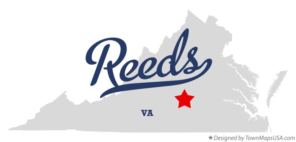 Map of Reeds Virginia VA