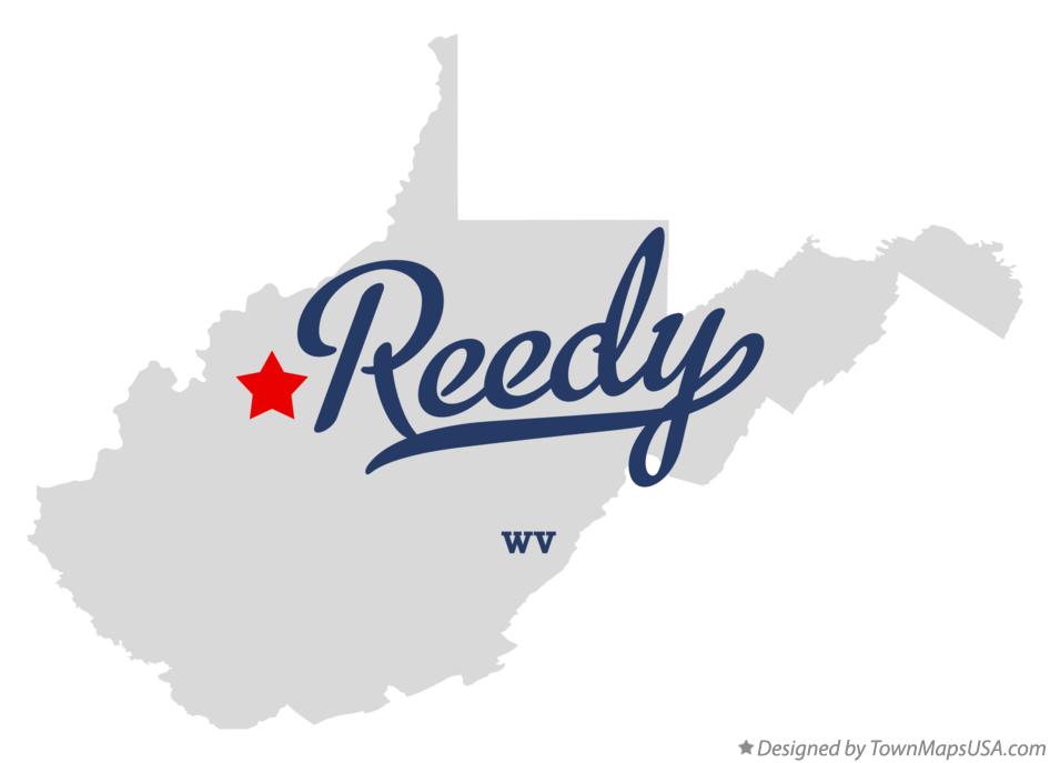 Map of Reedy West Virginia WV