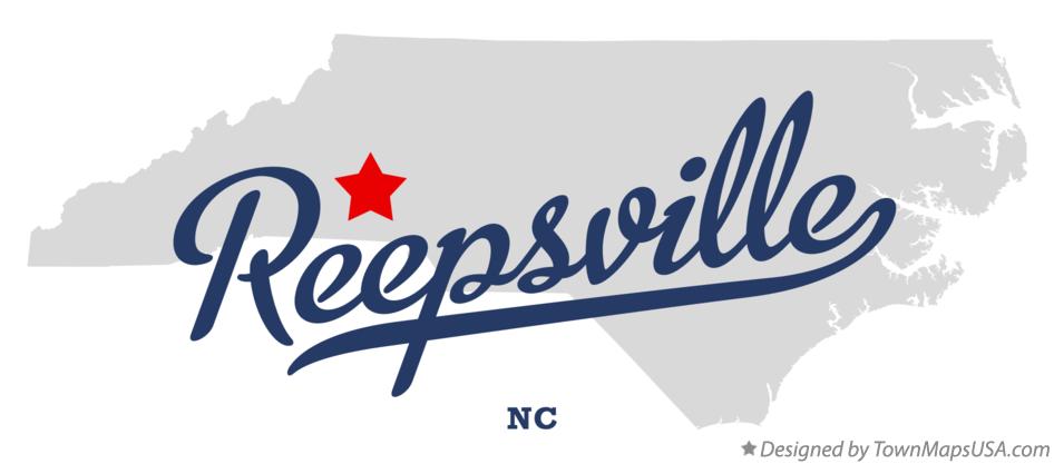 Map of Reepsville North Carolina NC
