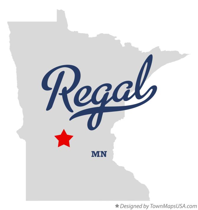 Map of Regal Minnesota MN