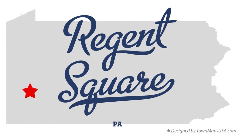 Map of Regent Square Pennsylvania PA