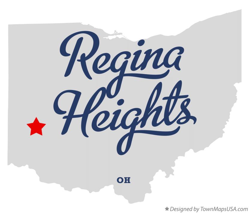 Map of Regina Heights Ohio OH