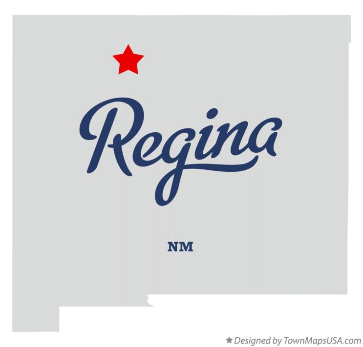 Map of Regina New Mexico NM