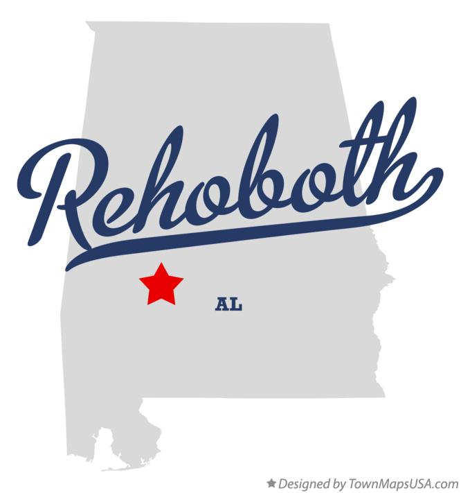 Map of Rehoboth Alabama AL