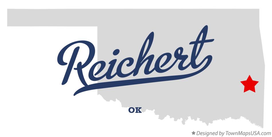 Map of Reichert Oklahoma OK