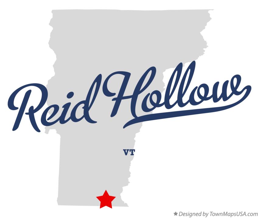 Map of Reid Hollow Vermont VT