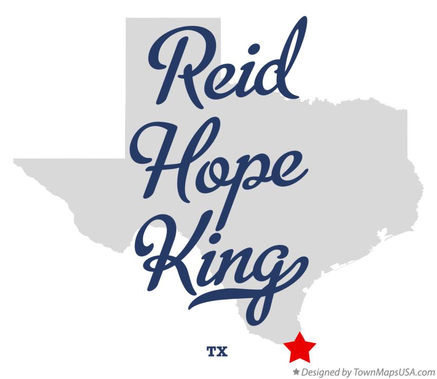 Map of Reid Hope King Texas TX