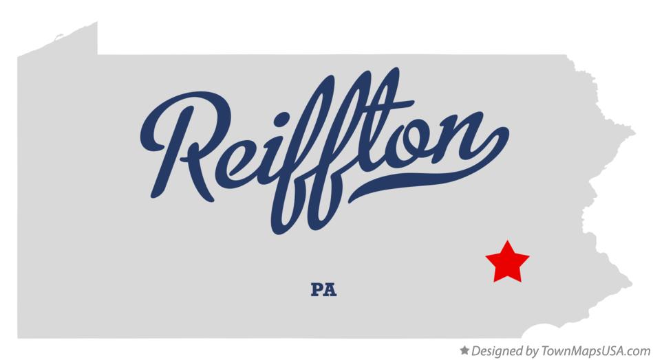 Map of Reiffton Pennsylvania PA